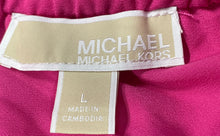Load image into Gallery viewer, Michael Kors Womens Pink Long Sleeve Off The Shoulder Ruffle Blouse Top Sz Large