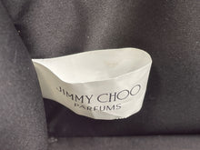 Load image into Gallery viewer, Jimmy Choo Parfums Womens Black Gold-Tone Chain Strap Flap Crossbody Bag Worn