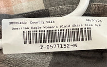Load image into Gallery viewer, Armani Exchange Mens Multicolor Plaid Long Sleeve Button-Up Shirt Size S/P