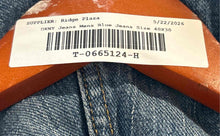 Load image into Gallery viewer, DKNY Mens Blue Denim 5-Pocket Design Button Front Straight Leg Jeans Size 40X30