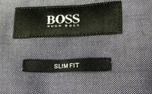 Load image into Gallery viewer, Hugo Boss Mens Gray Cotton Long Sleeve Collared Slim Fit Dress Shirt Sz 15.5 39