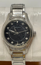 Load image into Gallery viewer, Authentic Bulova Women's Silver Tone Watch.