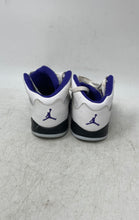 Load image into Gallery viewer, Nike Kids Air Jordan 5 Retro 440890-141 White Purple Sneaker Shoes Size 6C