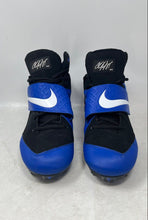 Load image into Gallery viewer, Nike Mens CJ81 Strike 596568-014 Blue Black Lace-Up Football Cleats Size 11.5