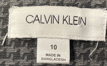 Load image into Gallery viewer, Calvin Klein Womens Black Gray Houndstooth Print Elastic Waist Ankle Pants Sz 10