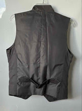 Load image into Gallery viewer, G By Guess Mens Gray Sleeveless Stand Collar Pockets Button Front Vest Size S