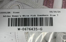 Load image into Gallery viewer, Adidas Kids Hoops 2.0 FY8914 White Pink Lace-Up Sneakers Shoes Size 7