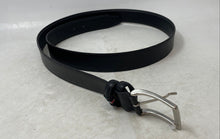 Load image into Gallery viewer, Vera Pelle Mens Black Genuine Leather Adjustable Dress Belt One Size