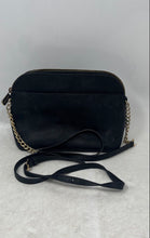 Load image into Gallery viewer, Michael Kors Womens Black Faux Leather Inner Pocket Zipper Crossbody Bag