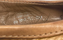 Load image into Gallery viewer, Authentic Tory Burch Womens Brown Leather Ballet Flats Size 6M Worn Stained