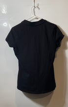Load image into Gallery viewer, Calvin Klein Womens Black Short Sleeve Collared Pullover Polo Shirt Size Small