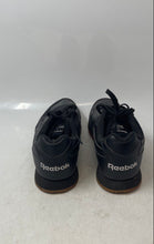 Load image into Gallery viewer, Reebok Womens Classic CM9941 Black Lace-Up Low Top Sneaker Shoes Size 9.5