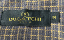 Load image into Gallery viewer, Bugatchi Uomo Mens Brown Plaid Print Long Sleeve Button-Up Shirt Size M