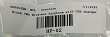 Load image into Gallery viewer, TWS M62 Black Bluetooth V5.46 Wireless Earphone With USB Charger In Box NCL