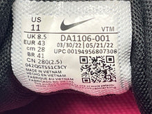 Load image into Gallery viewer, Nike Womens Quest 4 DA1106-001 Black Pink Low Top Lace-Up Sneaker Shoes Size 11