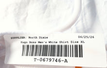 Load image into Gallery viewer, Hugo Boss Mens White Cotton Long Sleeve Regular Fit Button-Up Shirt Size XL