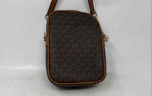 Load image into Gallery viewer, Michael Kors Womens Jet Set Travel Brown Leather Signature Print Crossbody Bag