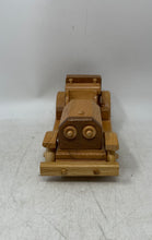 Load image into Gallery viewer, Old Style Brown Wooden Toy Collectible Roadster Handmade Model Car