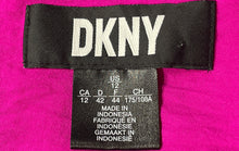 Load image into Gallery viewer, DKNY Womens Pink Short Sleeve Round Neck Back Zip Shift Dress Size 12