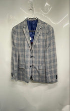 Load image into Gallery viewer, Ben Sherman Mens Multicolor Plaid Long Sleeve Pockets Two-Button Blazer Size S38