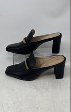 Load image into Gallery viewer, Giani Bernini Womens Danyell Black Snip Toe Block Mule Heels Size 8.5M