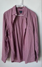 Load image into Gallery viewer, J.Crew Mens Red Geometric Long Sleeve Flex Washed Button-Up Shirt Size M
