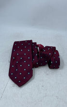 Load image into Gallery viewer, Cremieux Mens Red Geometric Silk Adjustable Formal Pointed Tie One Size