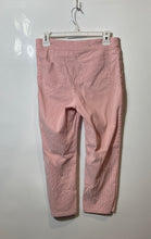 Load image into Gallery viewer, Mario Serrani Womens Red White Striped Flat Front Pockets Capri Pants Size M
