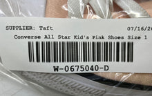 Load image into Gallery viewer, Converse Girls Chuck Taylor All Star A07352F Pink Low Top Sneaker Shoes Size 1