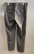 Load image into Gallery viewer, Banana Republic Womens Gray Flat Front Mid Rise Straight Leg Dress Pants Size 4