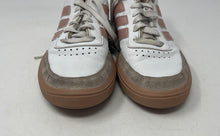 Load image into Gallery viewer, Adidas Kids Courtblock White Pink Low Top Lace-Up Sneaker Shoes Size 4