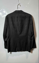 Load image into Gallery viewer, Hugo Boss Mens Dark Gray Wool Long Sleeve Two-Button Blazer Size 42R