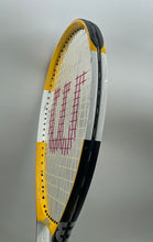 Load image into Gallery viewer, Wilson N-Focus & N-Code Black And Yellow Comfort Grip Tennis Racket With Bag
