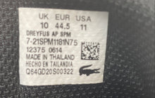 Load image into Gallery viewer, Lacoste Mens Dreyfus AP SPM 7-21SPM1181N75 Black White Sneaker Shoes Size 11
