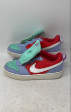 Load image into Gallery viewer, Nike Boys Court Borough Low Recraft Multicolor Tennis Shoes Size 5Y No Laces