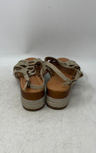 Load image into Gallery viewer, Bella Vita Womens Zip-Italy Brown Beige Suede Open Toe Espadrille Sandals Sz 6M