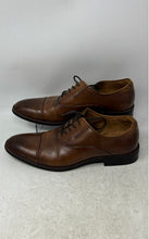 Load image into Gallery viewer, Kenneth Cole Mens Tully Brown Leather Cap Toe Oxford Dress Shoes Size 9.5