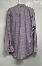 Load image into Gallery viewer, Old Navy Mens Purple Striped Print Long Sleeve Collared Button-Up Shirt Size XXL