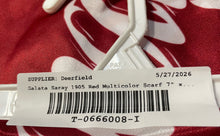 Load image into Gallery viewer, Mens Red Multicolor 1905 Galatasaray GS For Football Fans Scarf 7" x 58"