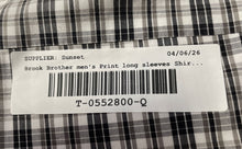 Load image into Gallery viewer, Brooks Brothers Mens Multicolor Plaid Print Long Sleeve Button-Up Shirt Size S