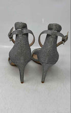 Load image into Gallery viewer, Vince Camuto Womens VC-Court Silver Open Toe Ankle Strap Heels Size 6.5M