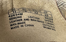 Load image into Gallery viewer, Timberland Womens Beige Leather Slip-On Wedge Pump Heels Size 11