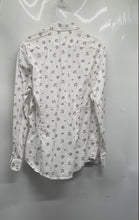 Load image into Gallery viewer, Express Mens White Long Sleeve Collared Slim-Fit Button-Up Shirt Size Medium