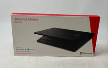 Load image into Gallery viewer, Microsoft Black Rechargeable Battery Bluetooth Universal Mobile Wired Keyboard