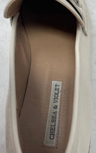 Load image into Gallery viewer, Chelsea & Violet Womens Vera Beige Leather Platform Loafer Shoes Size 8.5 M