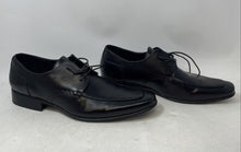 Load image into Gallery viewer, Giorgio Brutini Mens Black Leather Lace-Up Almond Toe Derby Dress Shoes Size 11M
