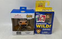 Load image into Gallery viewer, Lot Of 2 Hallmark Star Wars Ahsoka Tano Funko POP! Ornament & Toy Something Wild