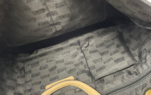 Load image into Gallery viewer, Michael Kors Womens Black Pebbled Leather Double Handle Jet Set Travel Tote Bag