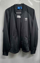 Load image into Gallery viewer, Adidas Womens Black Long Sleeve Activewear Full Zip Track Jacket Size XL