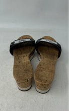 Load image into Gallery viewer, Michael Kors Womens Warren Beige Black Wood Wedge Platform Sandals Size 7